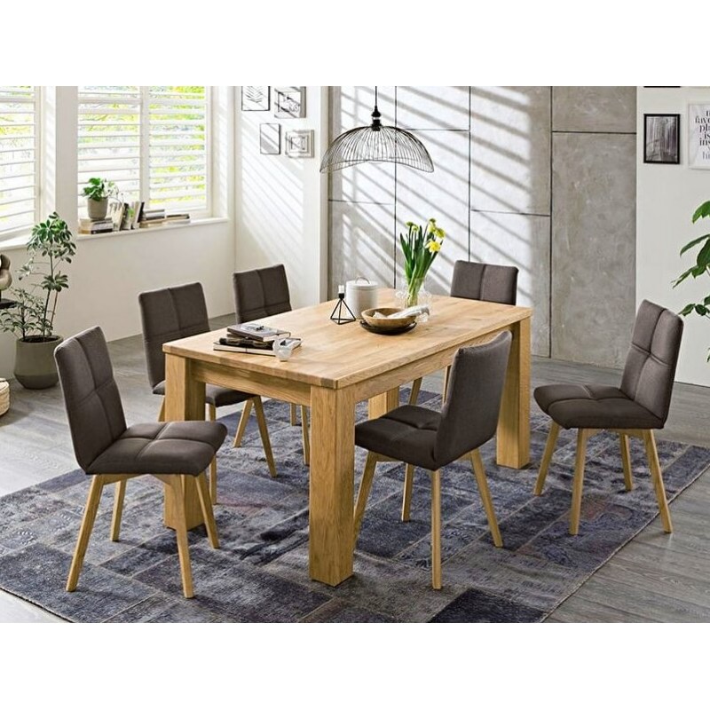 Jídelní stůl z celomasivu Antar 140-rozkládací