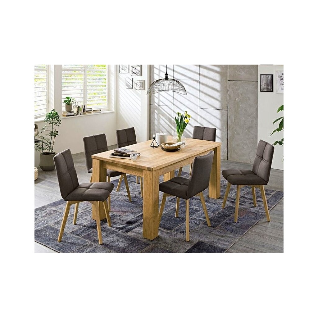 Jídelní stůl z celomasivu Antar 160-rozkládací