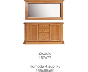 Rustikální zrcadlo Monika